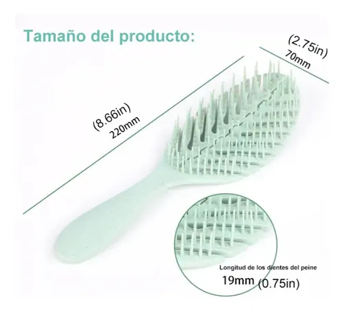 2pc Cabello, Mojado En Forma De Hoja, Peines Ventilado .