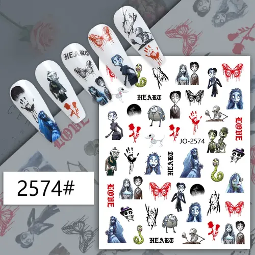 Stickers Autoadhesivos Para Decoración De Uñas – Halloween