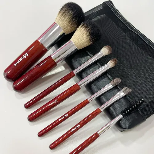 Set Morphe De 7 Piezas N° 602 Mini Badger Brush Cerdas Naturales Y Sintéticas Original Envío A Todo El País