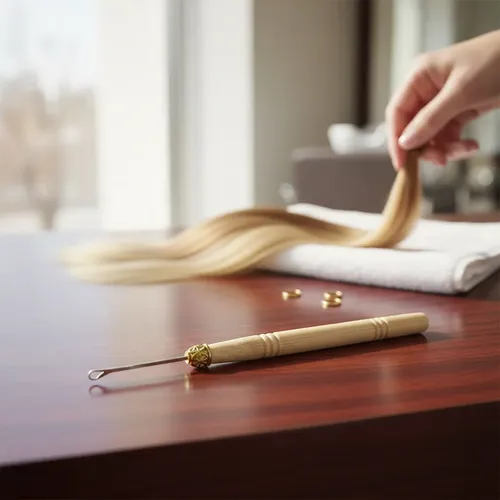 Enhebrador Para Extensiones De Pelo Microrings Aguja Cabello