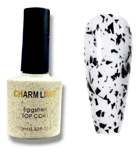 Top Coat Charm Limit Efecto Huevo De Codorniz Eggshell 10ml