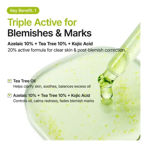 Purito Sérum Facial Aclarante Ácido Azelaico Tea Tree X30ml