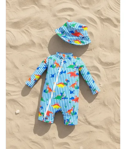 Traje Baño Bebe Nene + Gorro Malla Protección Solar Uv50