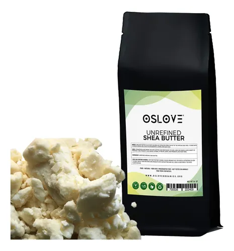 Manteca De Karité Oslove Organics Orgánica Sin Refinar 454 G