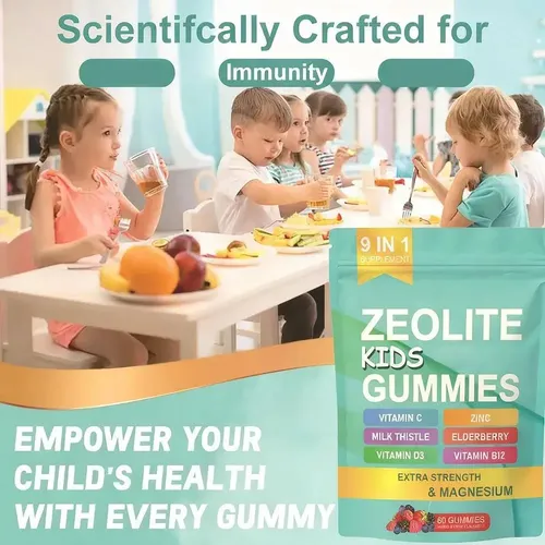 Commoditygoma De Desintoxicación De Zeolita Para Niños, Gomo