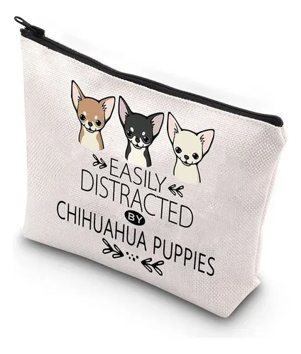 Bolsa De Maquillaje Bdpwss Chihuahua Lover Quote De Poliéste