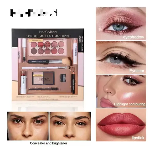Set De Maquillaje Con 11 Artículos – Set De Cosméticos De 11