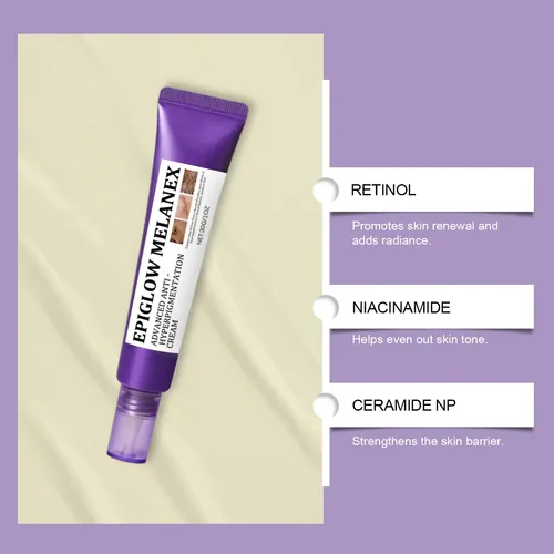 Crema Facial Iluminadora Con Retinol Para Un Tono De Piel Un