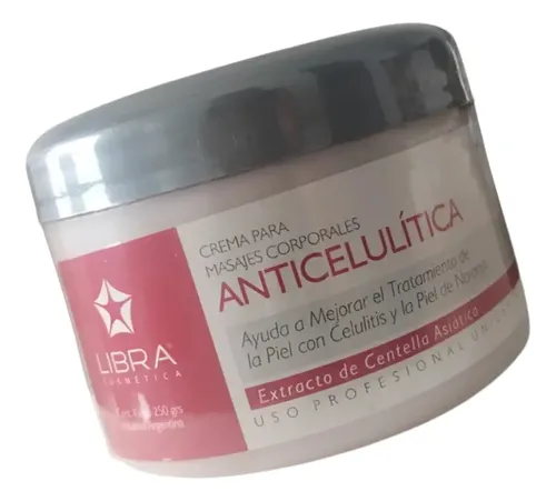 3 Crema Para Masajes Anticelulitica 250gr. – Libra Cosmetica Fragancia Suave