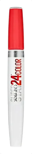 Labial Liquido Maybelline Superstay 24hs Super Impact 2.3 Ml Steady Red-y Satinado