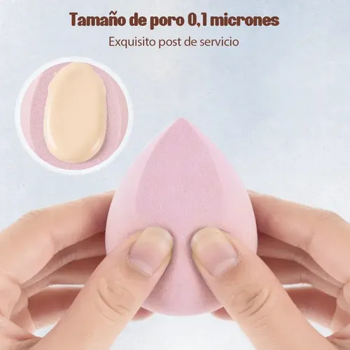 P/j Set 14 Esponjas Para Maquillaje Tipo Beauty Blender