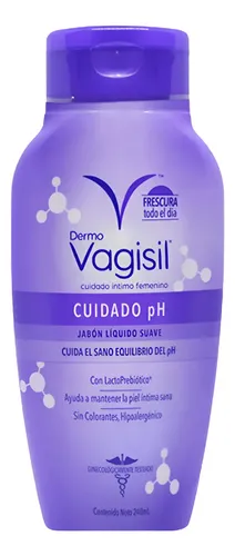 Dermo Vagisil Cuidado Ph Jabon Liquido Femenino Suave 240ml