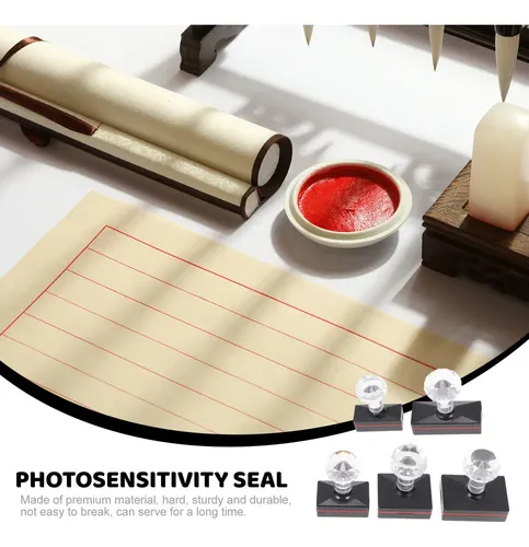 V * * New A – For Set De 5 Sellos Fotosensibles Con Xh .