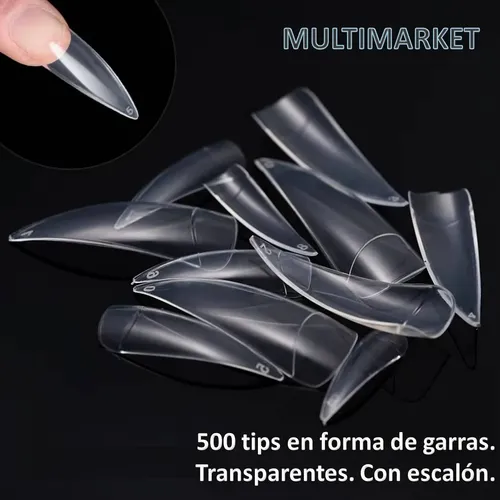 500 Tips Finos En Forma De Garras