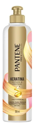 Crema Para Peinar Pantene Termoprotectora Keratina 300 Ml