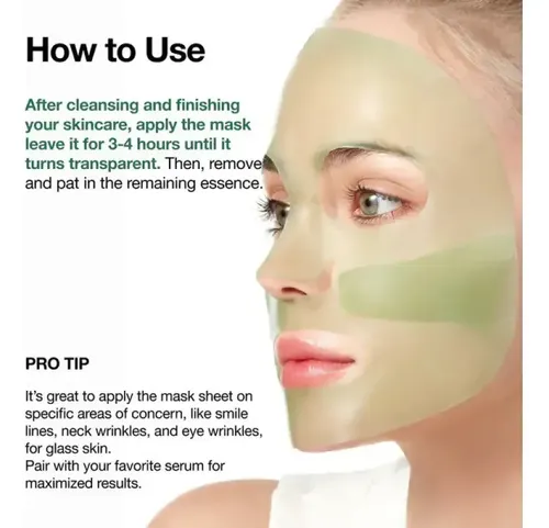 Mascarilla Facial Heartleaf 70% Con Ácido Hialurónico 38 Ml