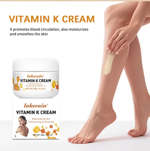 Crema @vitamin K Para El Cuidado Facial De Ojeras, Venas Y A