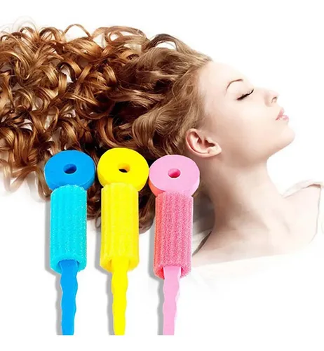Rulos De Espuma Para El Cuidado Del Cabello, Esponja Mágica,