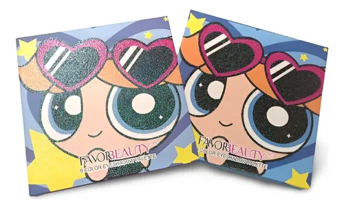 Paleta De Maquillaje Sombras Chicas Superpoderosas 9 Colores