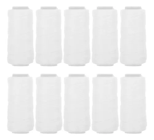 10 Rollos De Hilo For Depilación Y Cejas