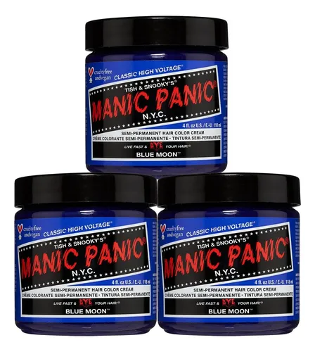 Coloración Capilar Semipermanente Blue Moon Manic Panic 4oz