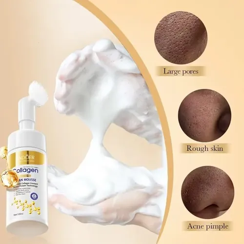 Limpiador Facial Espuma Colágeno Activ Antiage Sadoer 120ml