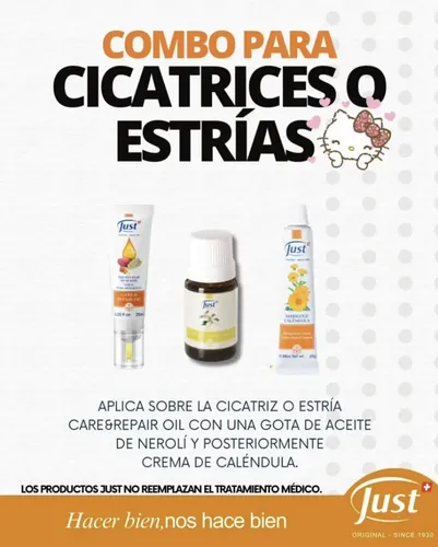 Crema De Caléndula Just Atenúa Estrías 25 Gramos