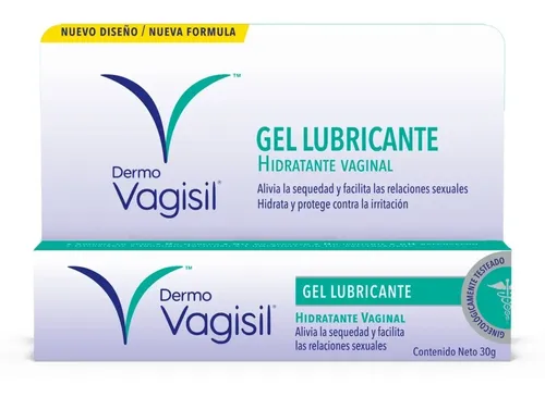 Dermovagisil Gel Lubricante Íntimo femenino Vagisil Hipoalergénico e Hidratante pH Equilibrado por 30g