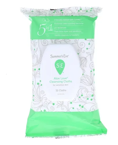 Toallitas Íntimas Aloe Love Summer’s Eve 64 Uds