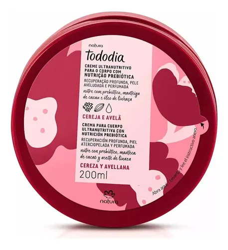 Natura Tododia Crema Manteca Ultra Nutritiva Cereza Avellana