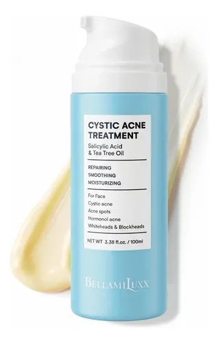 Crema De Tratamiento Del Acné Bellamiluxx Para Rostro Con 2% Acneica Día/noche