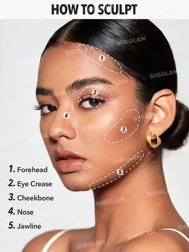 Sheglam contorno en barra tono golden sun face contour creamy