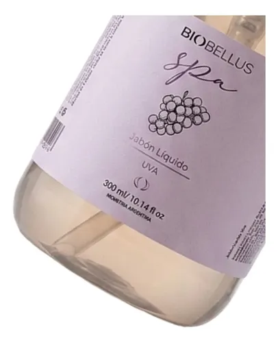 Jabón Líquido Biobellus Corporal Manos Uva 300ml
