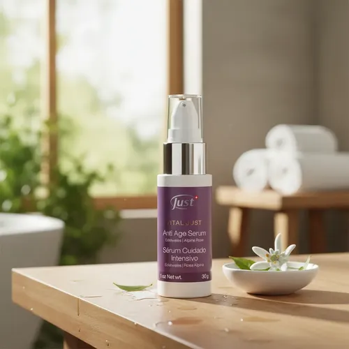 Vital Just Serum Cuidado Intensivo Edelweiss Rosa Alpina 30g Sensible Día/noche