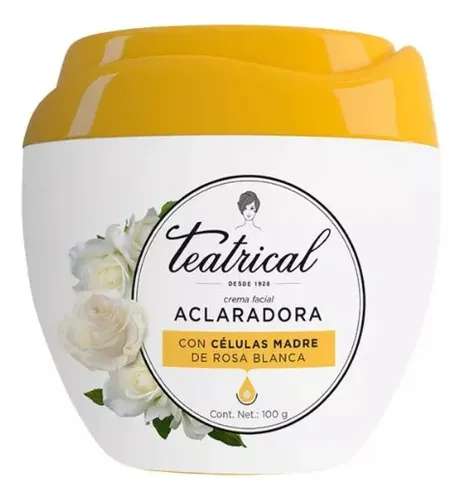 Teatrical Crema Facial Aclaradora Celulas Madre 100g Momento de aplicación Día/Noche Tipo de piel Todo tipo