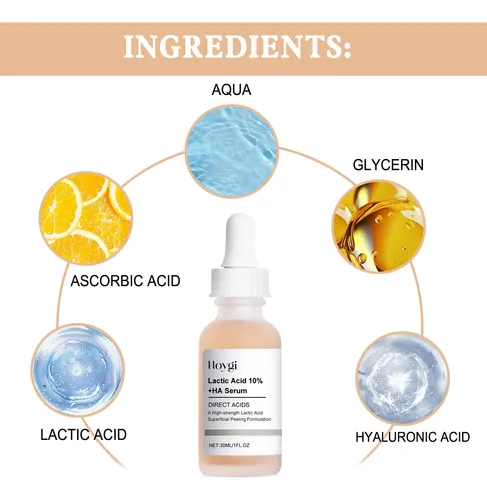 Serum Hoygi Ácido Láctico 10% + Ha 30 Ml Rostro