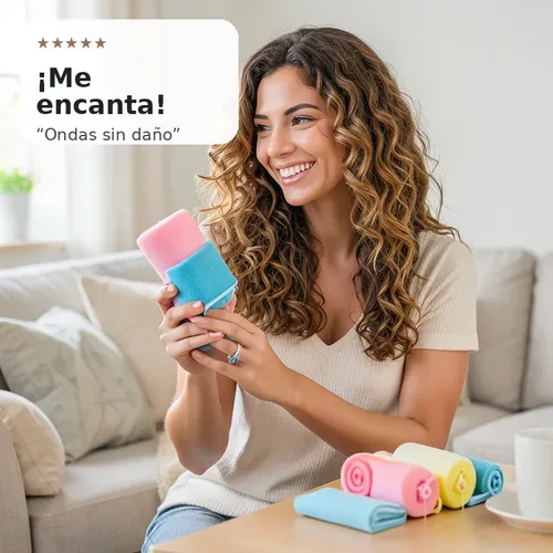 Esponja Para Rizos De Cabello, Rulos De Esponja Huecos