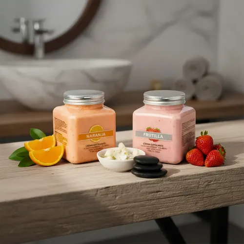Crema Exfoliante Frutal Hidratante Y Renovadora X 2