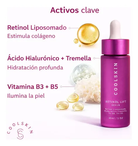 Sérum De Retinol Antiarrugas Antiage Facial Noche Coolskin