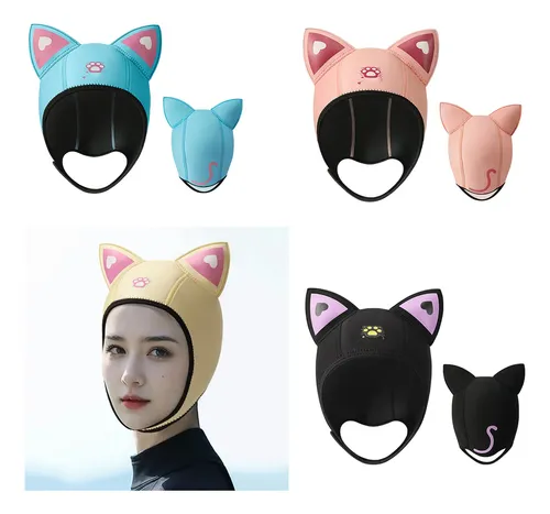 3mm Wetsuit Hood Hat For Water Activity, Snorkeling Swimming 7hh206381-4
