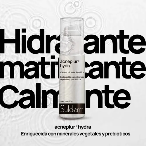 Sulderm Acneplur Crema Hidratante Facial Niacinamida Matificante 50g