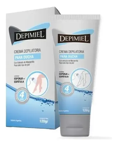 Crema Depilatoria Para Ducha Depimiel Con Manzanilla X 120 G