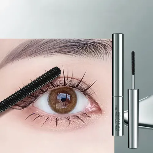 Rímel Rizado Impermeable, Cepillo De Metal De Larga Duración