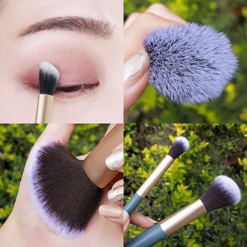 Set De Brochas Soft Contour Brush Highlight, Herramientas De