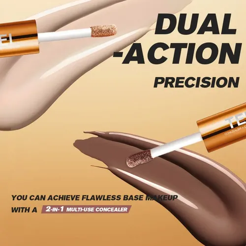 Corrector Y Contorno Liquido Duo 2 En 1 Tei Cosmetica Makeup