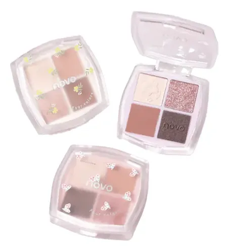 Novo Begonia Drunken Paleta 4 Sombras Ojos Mate Satin
