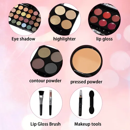 D2260630-4-5 Kit De Maquillaje Profesional Portátil Con