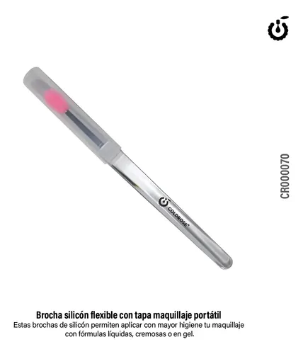 Aplicador Brocha De Silicona Para Maquillaje Facial Coldrose