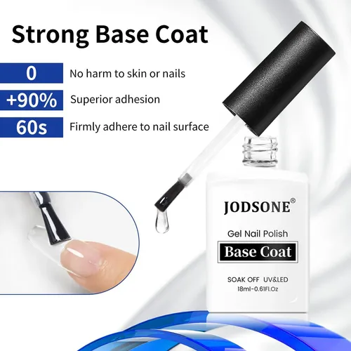 Set Base Y Top Coat Jodsone 18 Ml Para Gel