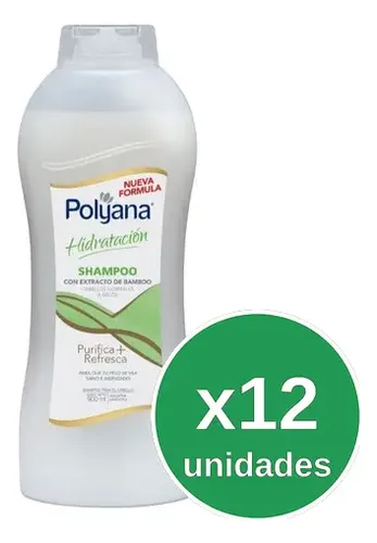Shampoo Polyana 900ml Hidratacion X12u